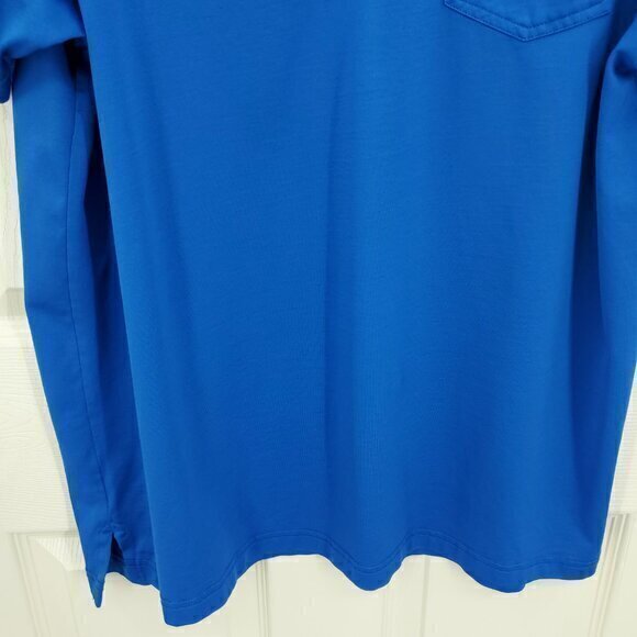Men's Travis Mathew Short Sleeve Performance Polo Shirt XL Blue/White - Picture 12 of 15